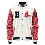 Boston Red Sox Varsity Letter Jacket Custom Letter & Number