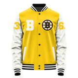 Boston Bruins #63 Brad Marchand Varsity Letter Jacket