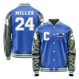 Charlotte Hornets #24 Brandon Miller Varsity Letter Jacket