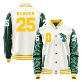 Athletics #25 Brent Rooker Varsity Letter Jacket