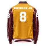 Washington Commanders #8 Brian Robinson Jr. Varsity Letter Jacket