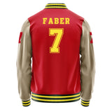 Minnesota wild #7 Brock Faber Varsity Letter Jacket