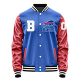 Buffalo Bills Varsity Letter Jacket Custom Letter & Number