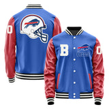 Buffalo Bills Varsity Letter Jacket Custom Letter & Number