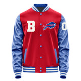 Buffalo Bills Varsity Letter Jacket Custom Letter & Number