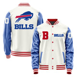 Buffalo Bills Varsity Letter Jacket Custom Letter & Number