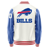 Buffalo Bills Varsity Letter Jacket Custom Letter & Number