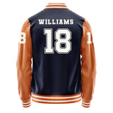Chicago Bears #18 Caleb Williams Varsity Letter Jacket