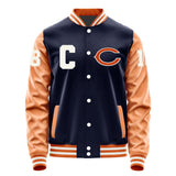 Chicago Bears #18 Caleb Williams Varsity Letter Jacket