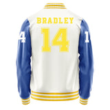 Las Vegas Raiders #14 Carter Bradley Varsity Letter Jacket