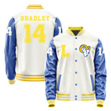 Las Vegas Raiders #14 Carter Bradley Varsity Letter Jacket