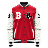 Boston Red Sox #3 Ceddanne Rafaela Varsity Letter Jacket