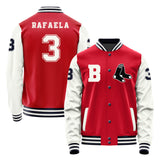 Boston Red Sox #3 Ceddanne Rafaela Varsity Letter Jacket