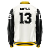 Boston Bruins #13 Charlie Coyle Varsity Letter Jacket