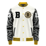 Boston Bruins #13 Charlie Coyle Varsity Letter Jacket