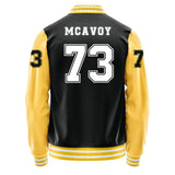 Boston Bruins #73 Charlie McAvoy Varsity Letter Jacket