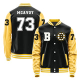 Boston Bruins #73 Charlie McAvoy Varsity Letter Jacket