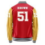 Atlanta Braves #51 Chris Sale Varsity Letter Jacket