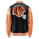 Cincinnati Bengals Varsity Letter Jacket Custom Letter & Number