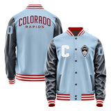 Colorado Rapids Varsity Letter Jacket Custom Letter & Number
