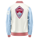 Colorado Rapids Varsity Letter Jacket Custom Letter & Number