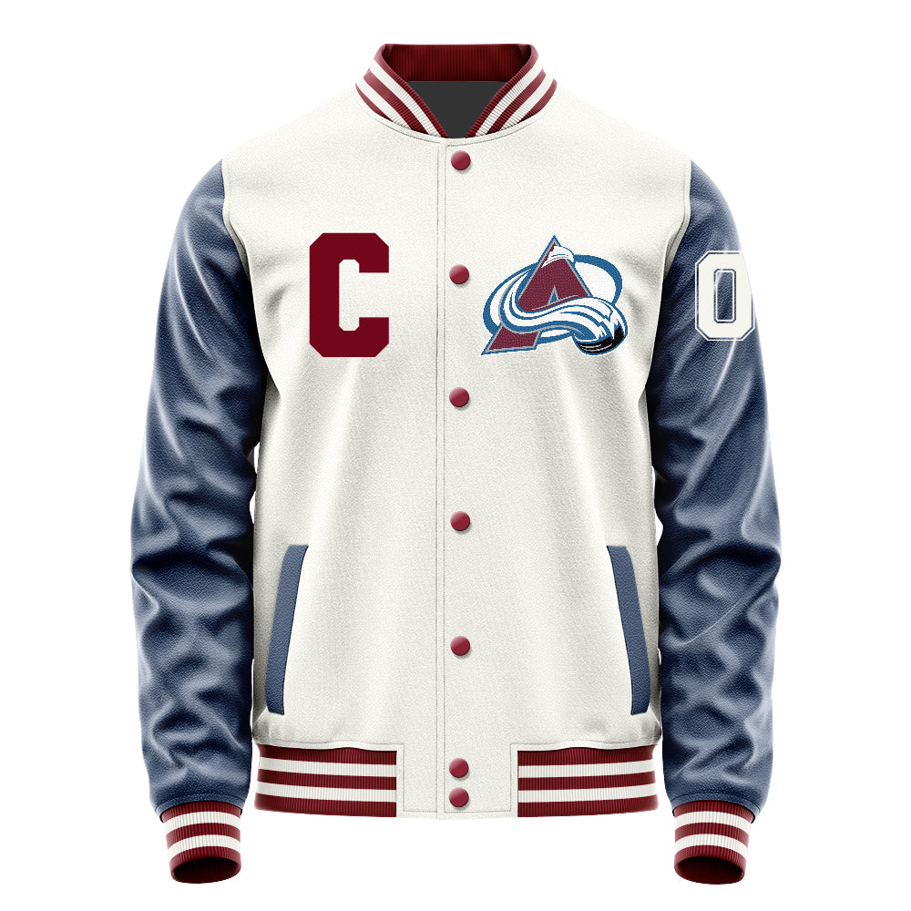 Colorado Avalanche Varsity Letter Jacket Custom Letter & Number