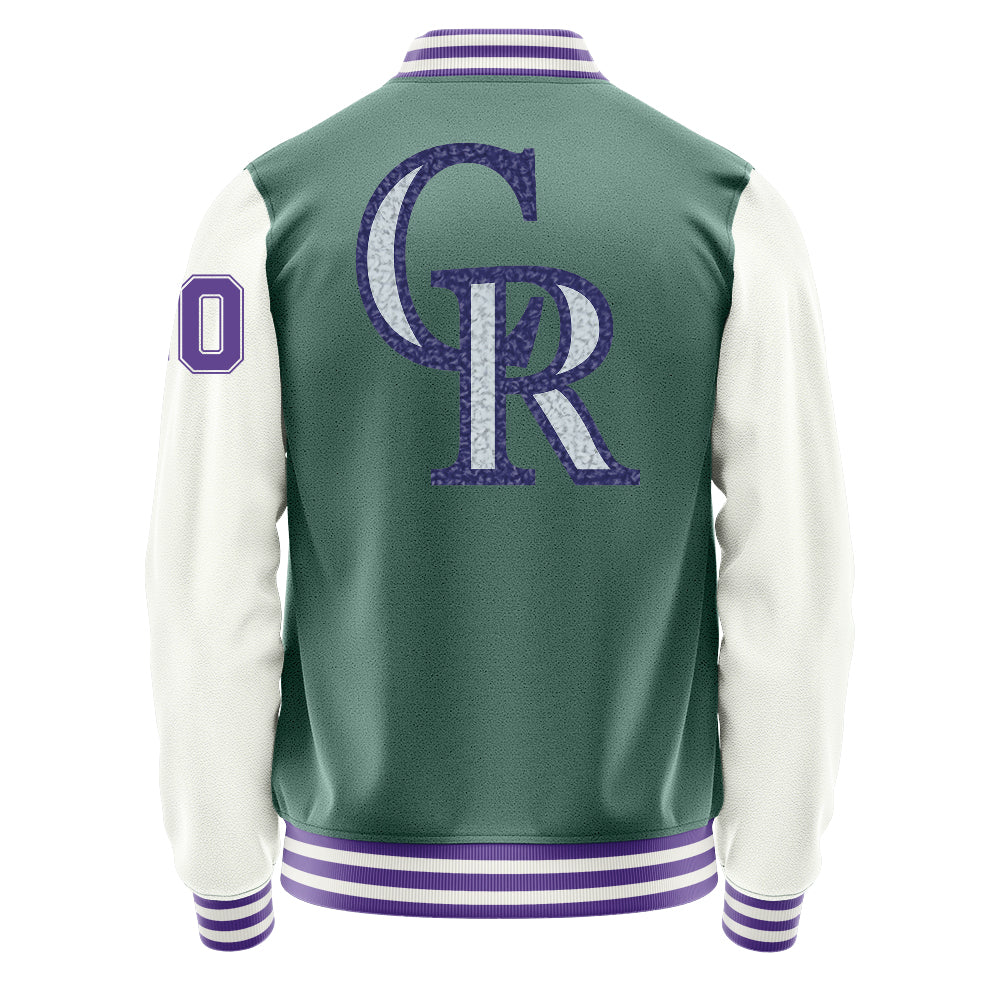 Colorado Rockies Varsity Letter Jacket Custom Letter & Number