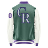 Colorado Rockies Varsity Letter Jacket Custom Letter & Number
