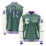 Colorado Rockies Varsity Letter Jacket Custom Letter & Number