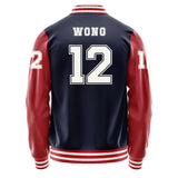 Boston Red Sox #12 Connor Wong Varsity Letter Jacket