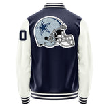 Dallas Cowboys Varsity Letter Jacket Custom Letter & Number