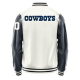 Dallas Cowboys Varsity Letter Jacket Custom Letter & Number