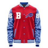 Buffalo Bills #86 Dalton Kincaid Varsity Letter Jacket