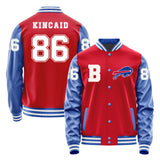Buffalo Bills #86 Dalton Kincaid Varsity Letter Jacket