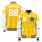 Boston Bruins #88 David Pastrnak Varsity Letter Jacket