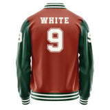 Boston Celtics #9 Derrick White Varsity Letter Jacket