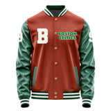 Boston Celtics #9 Derrick White Varsity Letter Jacket