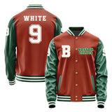 Boston Celtics #9 Derrick White Varsity Letter Jacket