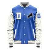Detroit Lions Varsity Letter Jacket Custom Letter & Number