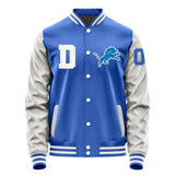 Detroit Lions Varsity Letter Jacket Custom Letter & Number