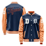 Detroit Tigers Varsity Letter Jacket Custom Letter & Number
