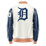 Detroit Tigers Varsity Letter Jacket Custom Letter & Number
