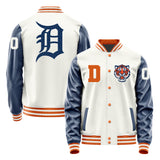 Detroit Tigers Varsity Letter Jacket Custom Letter & Number