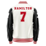 Newjersey Devils #7 Dougie Hamilton Varsity Letter Jacket