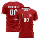 Denmark FIFA 2026 World Cup Home Soccer Jersey Style – With Custom Name and Number