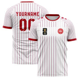 Denmark FIFA 2026 World Cup Away Soccer Jersey Style – With Custom Name and Number