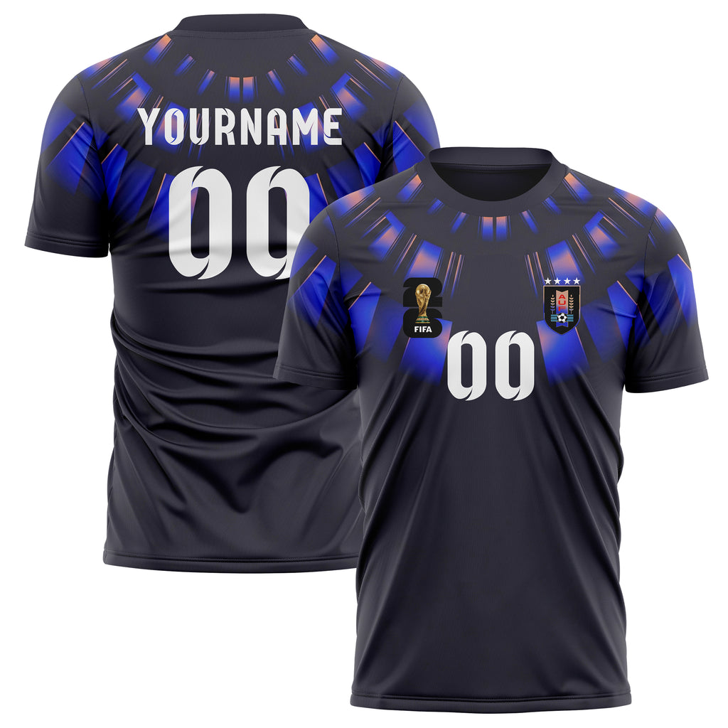 Uruguay FIFA 2026 World Cup Home Soccer Jersey Style – With Custom Name and Number