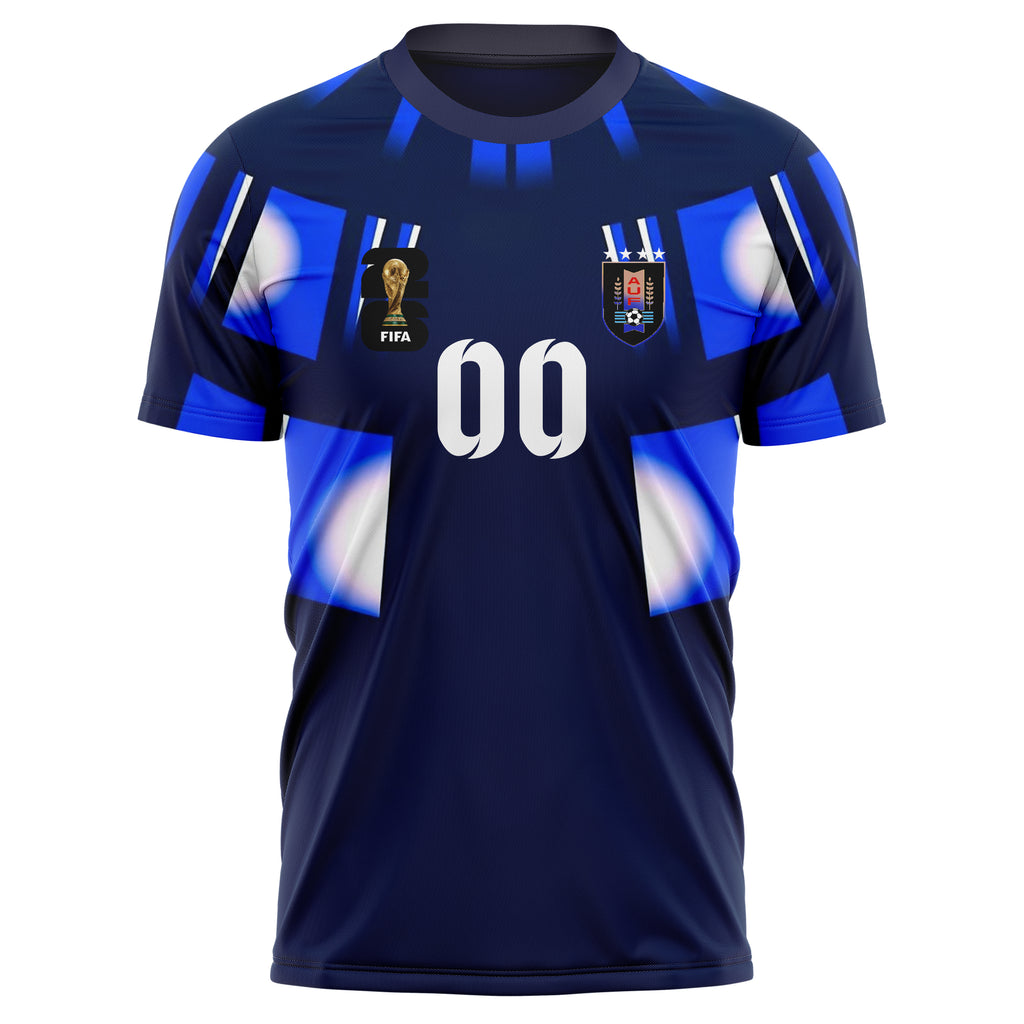 Uruguay FIFA 2026 World Cup Away Soccer Jersey Style – With Custom Name and Number