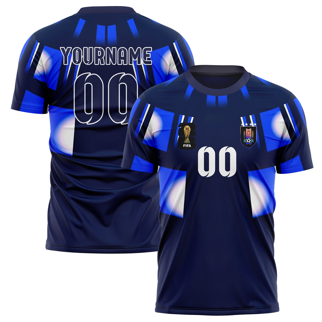 Uruguay FIFA 2026 World Cup Away Soccer Jersey Style – With Custom Name and Number