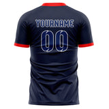 Cape Verde FIFA 2026 World Cup Home Soccer Jersey Style – With Custom Name and Number